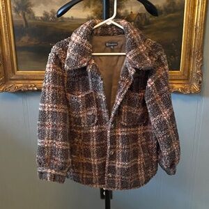 Women's Democracy Plaid Wool Jacket